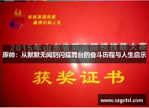 原帅：从默默无闻到闪耀舞台的奋斗历程与人生启示